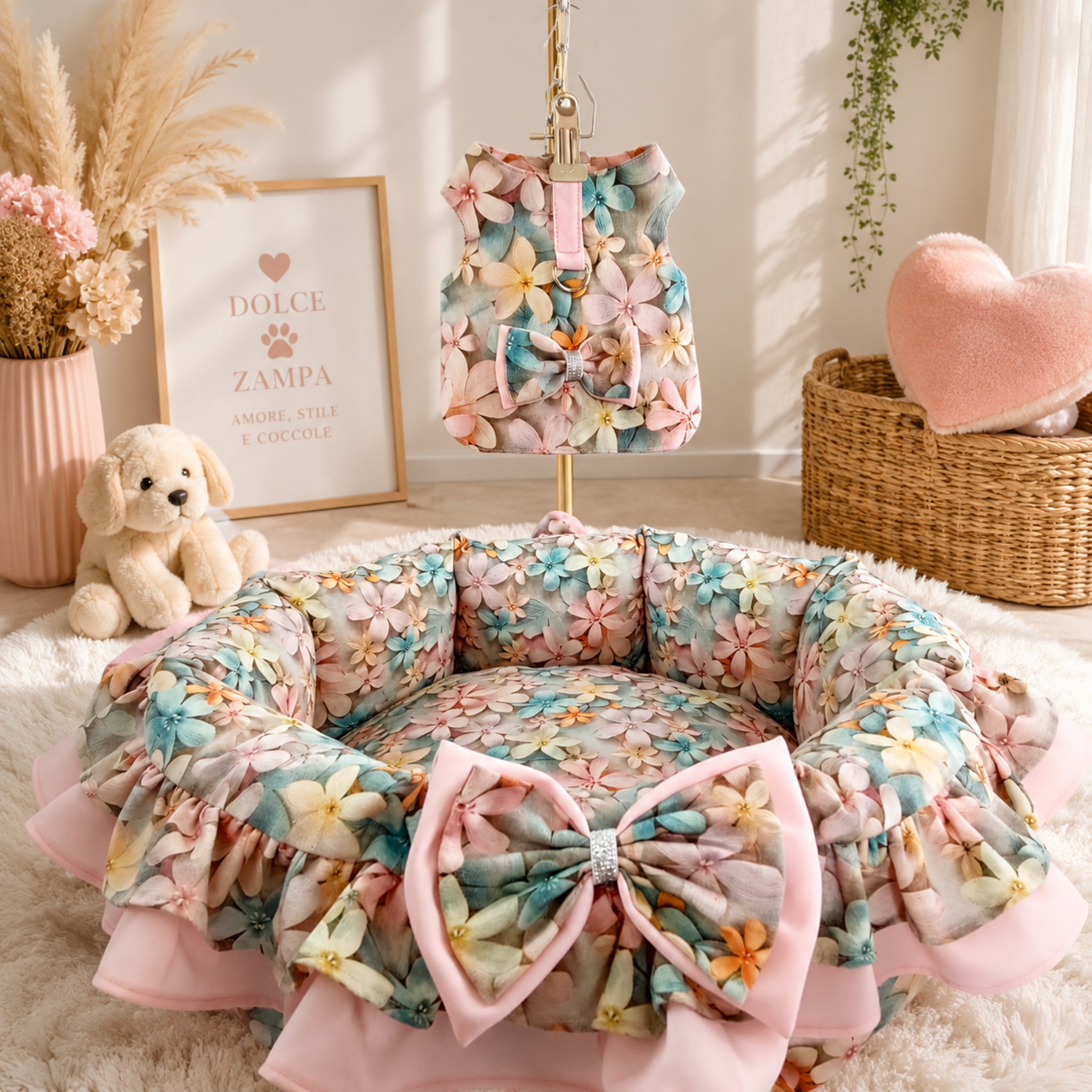 Cuccia Floreale Petal Dream per Animali